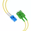 EFB Elektronik duplex-jatkokaapeli LC-SC/APC 9/125µm OS2 LSZH keltainen 2,0 mm 40 m