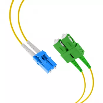 EFB Elektronik duplex-jatkokaapeli LC-SC/APC 9/125µm OS2 LSZH keltainen 2,0 mm 40 m