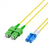 EFB Elektronik duplex-jatkokaapeli LC-SC/APC 9/125µm OS2 LSZH keltainen 2,0 mm 40 m