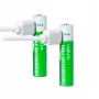 LogiLink LR03RCB2 USB-C ladattavat AAA Li-Ion -paristot, 1,5V, 2 kpl:n pakkaus
