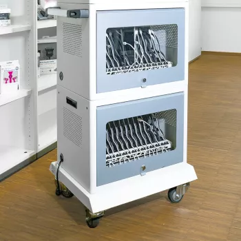 LogiLink SCS0150 rullavaunun alusta monilatausasemille ja -kaapeille, metalli, harmaa