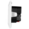LogiLink seinäpistorasia 1 Schuko-pistorasialla ja 2-porttisella USB-C-laturilla, 25W PD, valkoinen