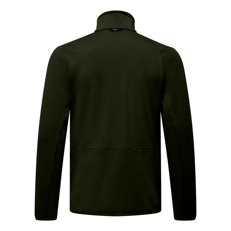 Salewa Puez Cammino PL hupullinen fleece-takki miesten Dark Olive