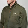 Salewa Puez Cammino PL hupullinen fleece-takki miesten Dark Olive
