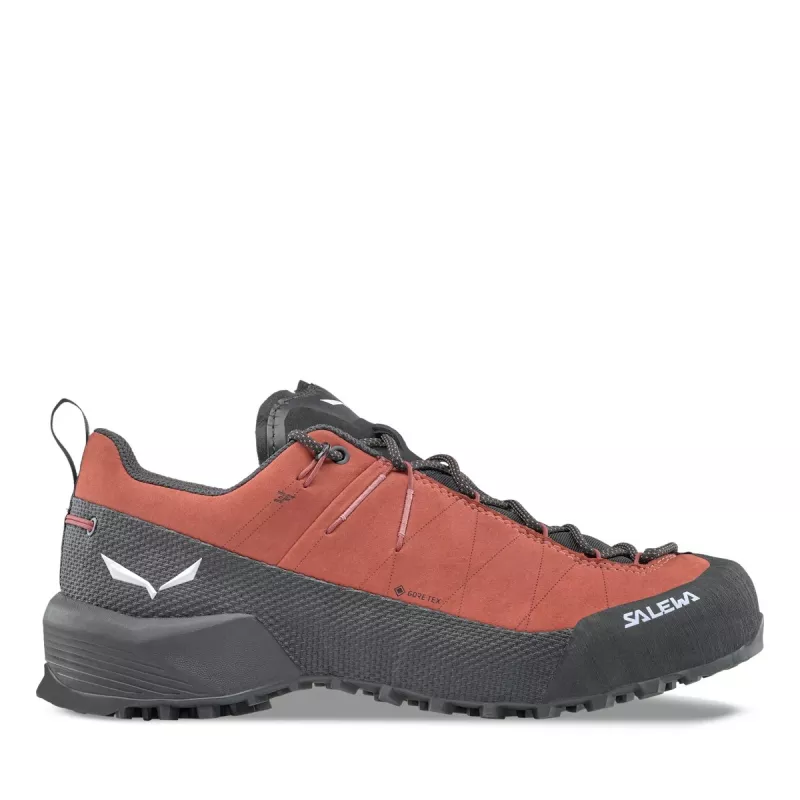 Salewa Wildfire Leather 2 GTX naisten lähestymiskengät - etruskinpunainen/musta - EU 42
