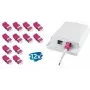 LogiLink LC Duplex OM4 laipaton kuituliitinsarja, violetti, 2x LC Duplex, SC-Simplex-aukko