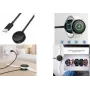 LogiLink PA0381 langaton induktiolatauskaapeli Samsung Galaxy Watch -kellolle, musta, 1 m