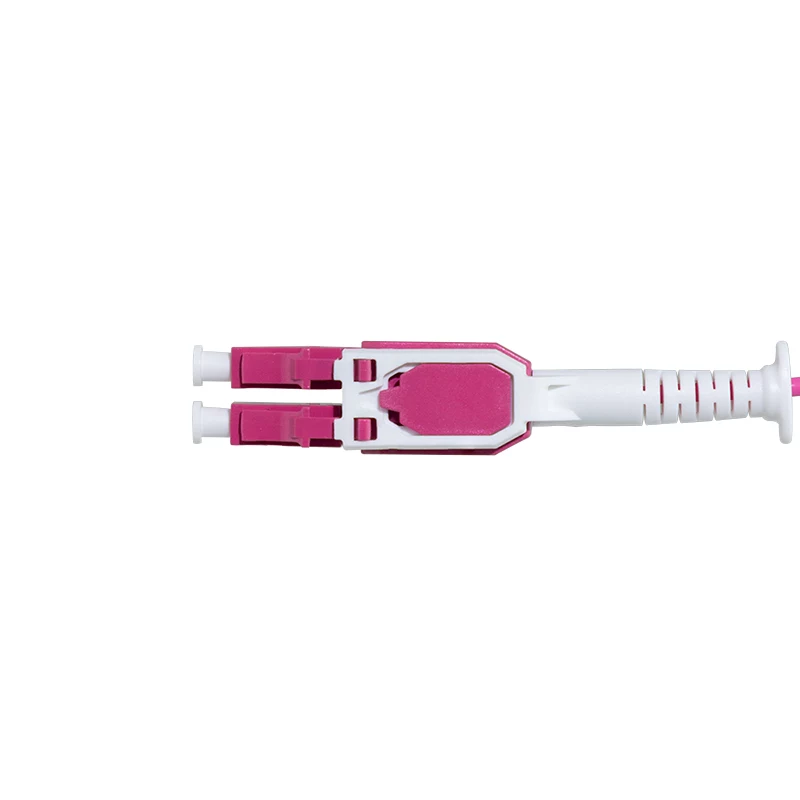 LogiLink Uniboot Push-Pull LC-LC OM4 monimuotokuitu-patchkaapeli, 1,0 m, LSZH, Heather Violet