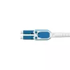 LogiLink Uniboot Push-Pull LC-LC OS2 yksimuotokuitu-patchkaapeli, 0,5 m, LSZH, keltainen