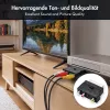 LogiLink SCART - RCA/S-Video adapteri kytkimellä, musta