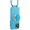 Just Elegance JE PopGrip kotelo iPhone 11 Pro 5,8 tuuman näytölle sininen/aqua