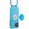 Just Elegance JE PopGrip kotelo iPhone 11 Pro 5,8 tuuman näytölle sininen/aqua