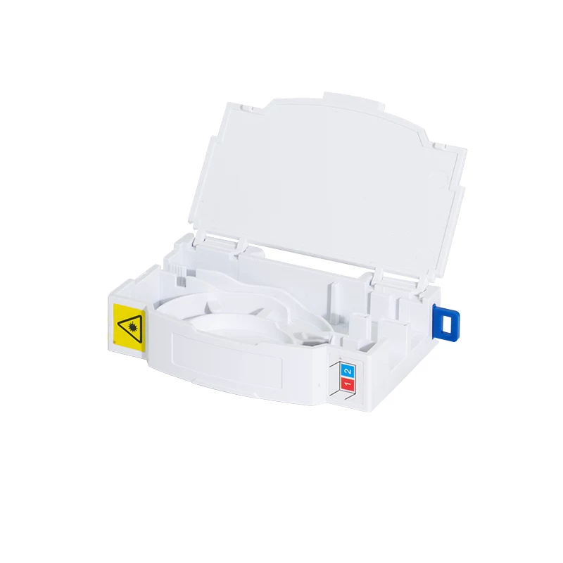 LogiLink FTTH-pääteboxi DIN-kiskoasennukseen, 2 porttia, valkoinen