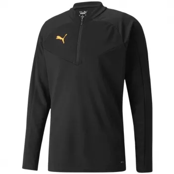 PUMA miesten individualFINAL 1/4 Zip treeni-toppi musta