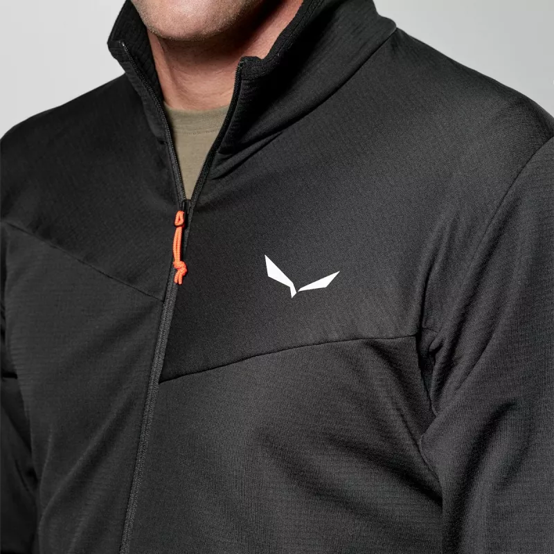 Salewa Puez Cammino Polarlite Half-Zip fleece miesten Black Out L