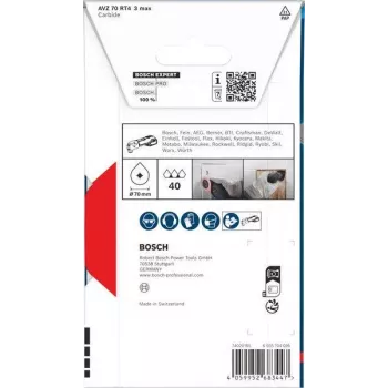 Bosch Expert Carbide-RIFF Starlock segmenttiterä 85 mm RT3 karkea saumalaastin poistoon