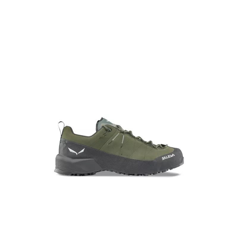 Salewa Wildfire Leather 2 GTX miesten lähestymiskengät Faded Green/musta EU 40.5