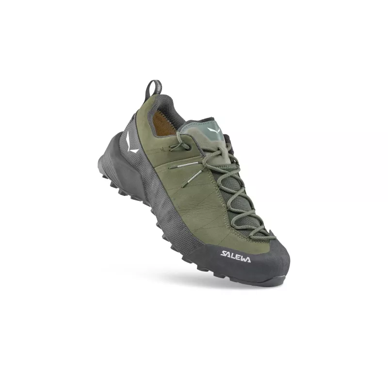 Salewa Wildfire Leather 2 GTX miesten lähestymiskengät Faded Green/musta EU 40.5