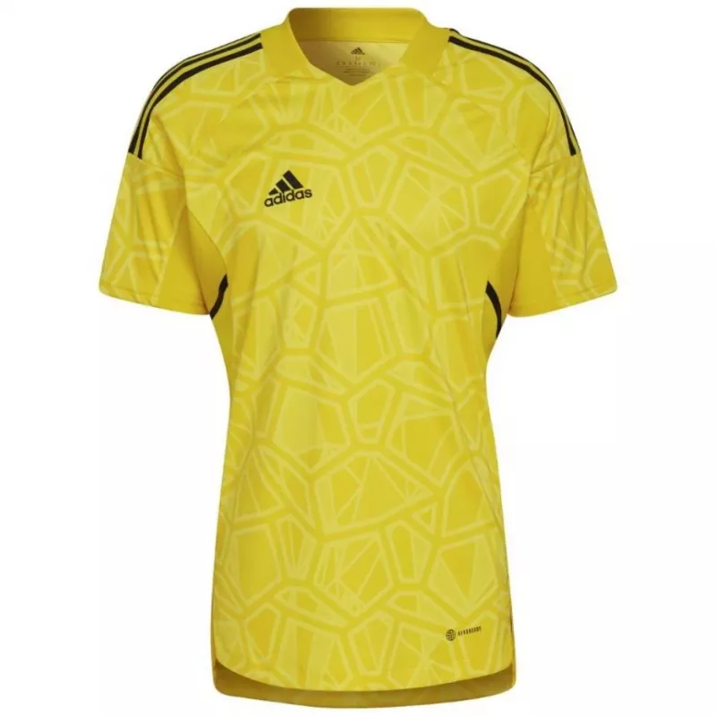 adidas miesten Condivo 22 maalivahtipaita lyhythihainen Solar Yellow HF0138