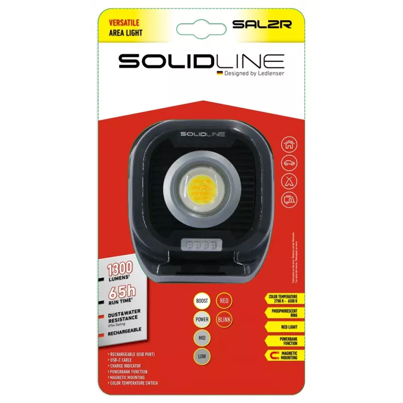 Ledlenser SAL2R ladattava LED-taskulamppu