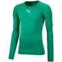 Puma Liga Baselayer Tee LS miesten pitkähihainen paita metsänvihreä koko M