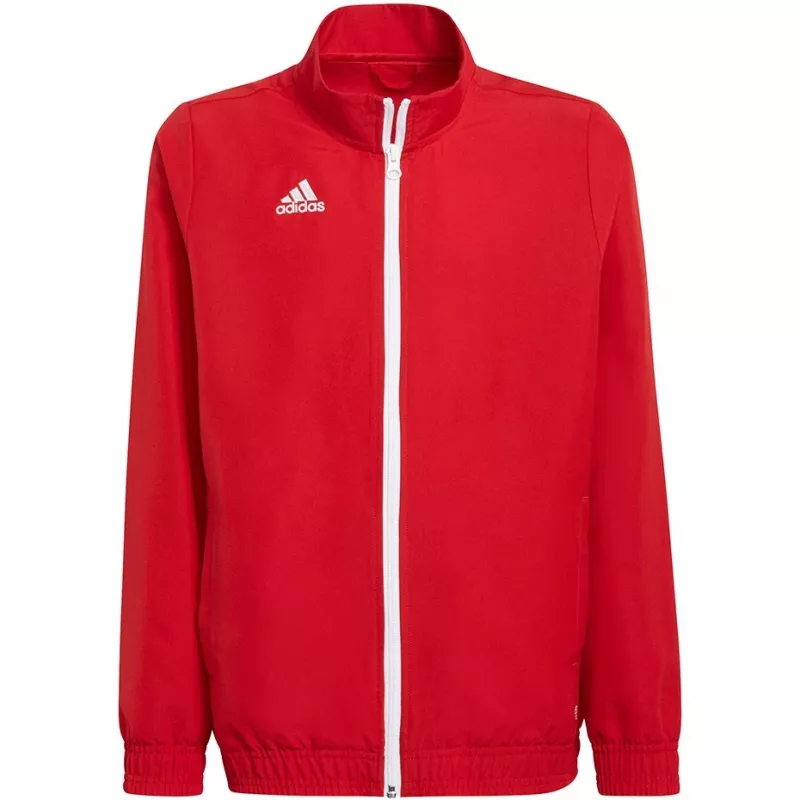 adidas Entrada 22 esittelytakki punainen lapset 128cm