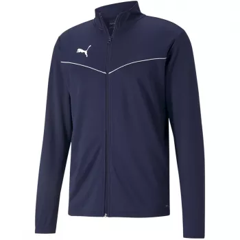 PUMA teamRISE harjoitus-polyjacka Navy Blue 657392 06 S miesten full-zip jalkapallotakki