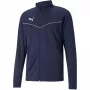 PUMA teamRISE harjoitus-polyjacka Navy Blue 657392 06 S miesten full-zip jalkapallotakki