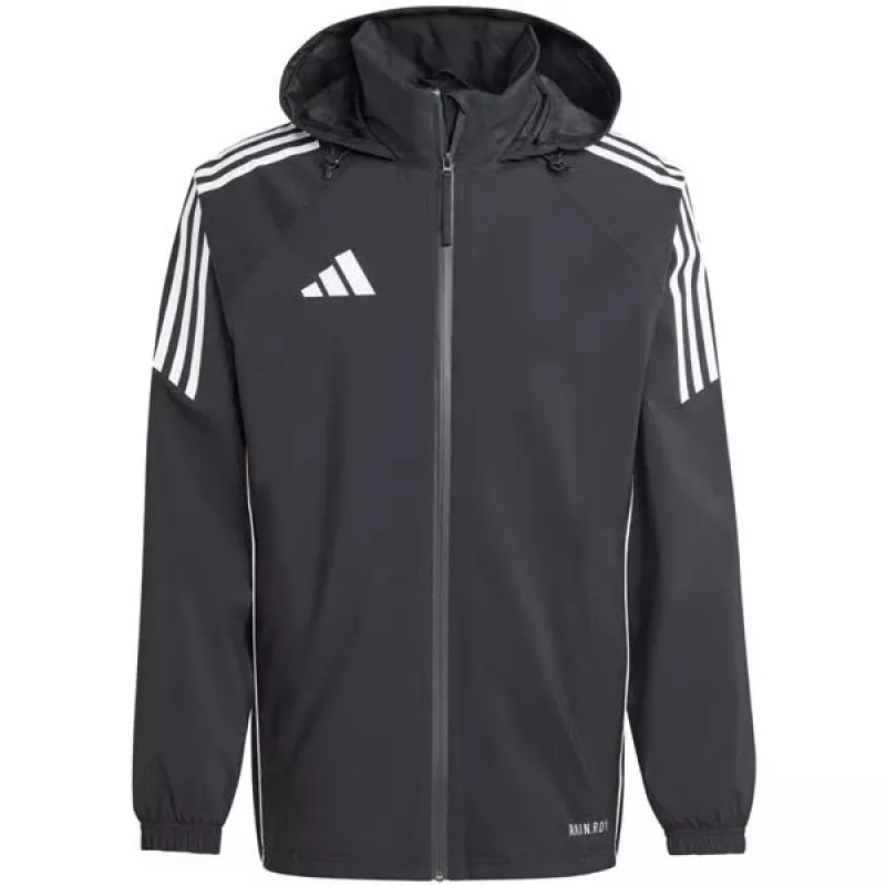adidas Tiro 24 sadetakki miesten musta/valkoinen IJ7390 koko S