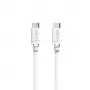 Hama USB-C - USB-C kaapeli, 2 m, 60 W Power Delivery, valkoinen