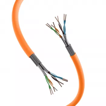 EFB Elektronik INFRALAN bulk-asennuskaapeli 1m SFTP Cat.7 LSZH oranssi