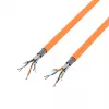EFB Elektronik INFRALAN bulk-asennuskaapeli 1m SFTP Cat.7 LSZH oranssi