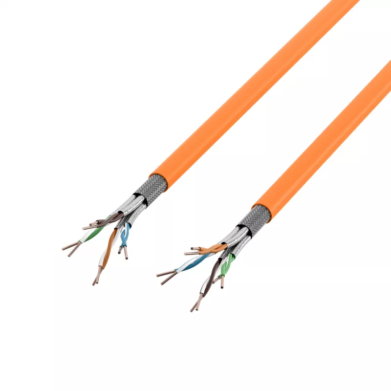 EFB Elektronik INFRALAN bulk-asennuskaapeli 1m SFTP Cat.7 LSZH oranssi