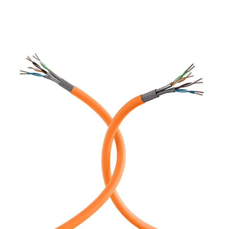 EFB Elektronik INFRALAN bulk-asennuskaapeli 1m SFTP Cat.7 LSZH oranssi