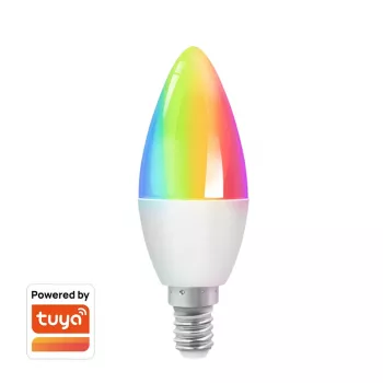LogiLink WiFi Smart E14 -kynttilälamppu, Tuya-yhteensopiva