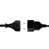LogiLink jatkojohto CEE 7/16 europistoke - liitin 0,2 m musta