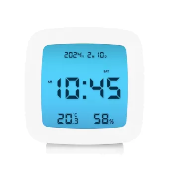 LogiLink digitaalinen herätyskello, TV-muoto, valkoinen