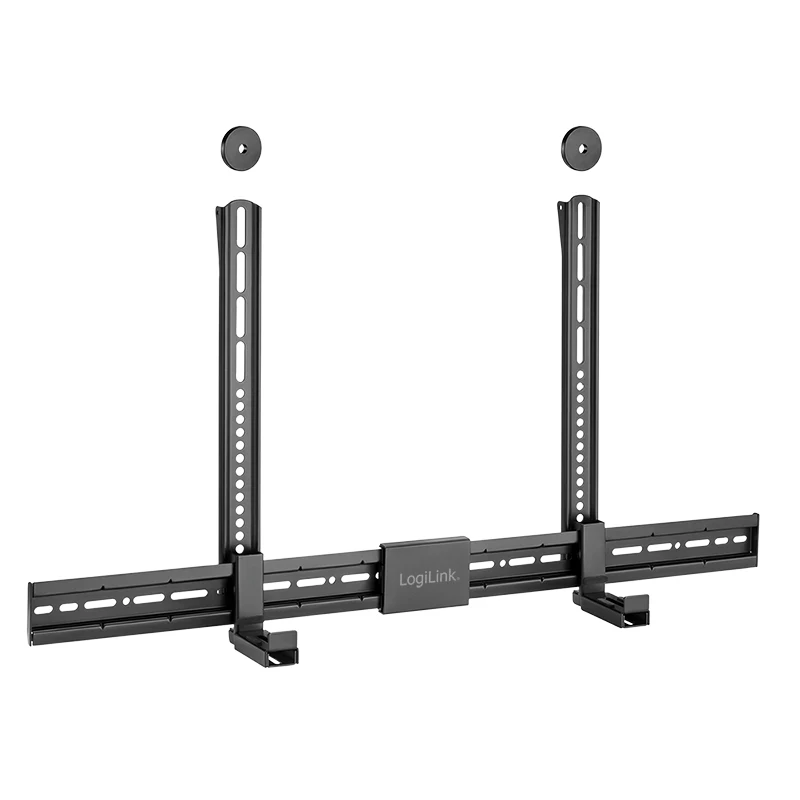 LogiLink BP0205 yleinen soundbar-teline, VESA-teline, syvyys säädettävä 86-155mm, 15kg, musta