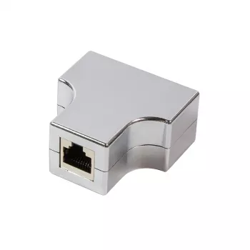 LogiLink T-sovitin verkkohaaroitin RJ45 Cat5e 100 Mbps musta MP0037