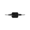LOGILINK NP0098 RJ45-liitin asennuslaipalla, 2x RJ45-pistorasia, Cat.5e UTP, musta