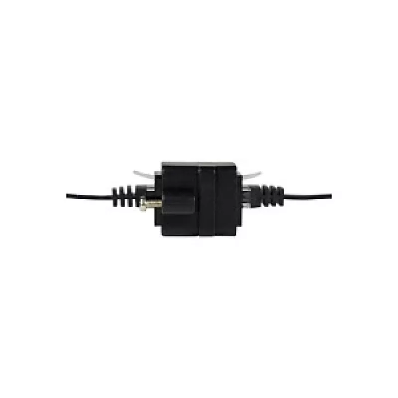 LOGILINK NP0098 RJ45-liitin asennuslaipalla, 2x RJ45-pistorasia, Cat.5e UTP, musta