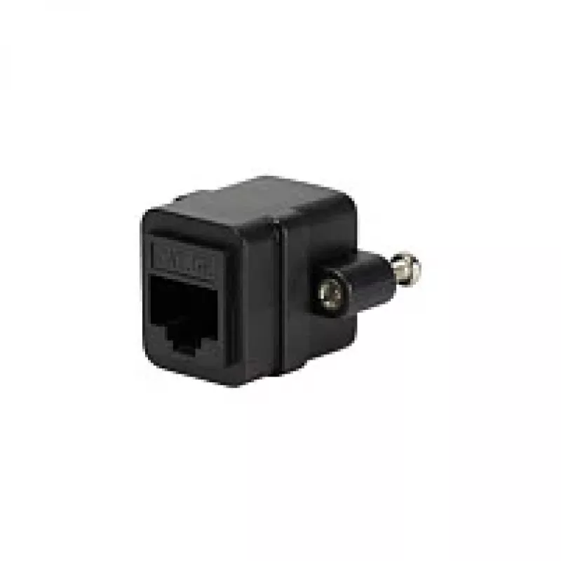 LOGILINK NP0098 RJ45-liitin asennuslaipalla, 2x RJ45-pistorasia, Cat.5e UTP, musta