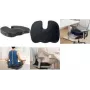 LogiLink ortopedinen memory foam -istuintyyny kantokahvalla, musta (EO0089)
