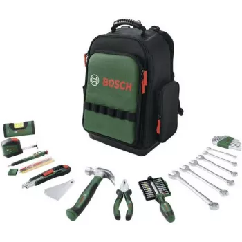 Bosch Power Tools 60-osainen työkalu-reppusetti (musta/vihreä)
