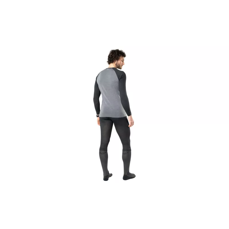 Dynafit Tour Warm Merino hiihtovaellussukat - asfalttiharmaa