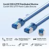 LogiLink Cat.6A Slim S/FTP LSZH -patchkaapeli, 10 m, sininen