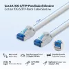 LogiLink Cat.6A Slim S/FTP LSZH -patchkaapeli, harmaa, 7,5 m, SlimLine