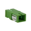 LogiLink FA01SC8 SC Simplex APC kuituadapteri, laipaton, vihreä, 12 kpl:n pakkaus