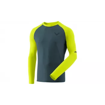 Salewa miesten Dynafit Alpine Pro pitkähihainen juoksupaita - Ultra Yellow