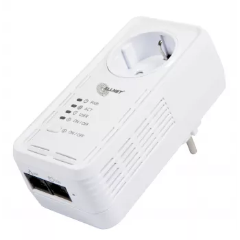 ALLNET ALL3075v4 älypistoke Wi-Fi ja Ethernet, energianseuranta, tyyppi F Schuko, 16A, 3680W